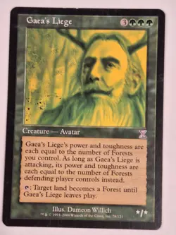 Gaea's Liege - Timeshifted - Magic the Gathering MTG Nice! - Image 1