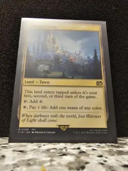 Final Fantasy MTG - Starting Town Rare Non-Foil (Near Mint) - Image 1