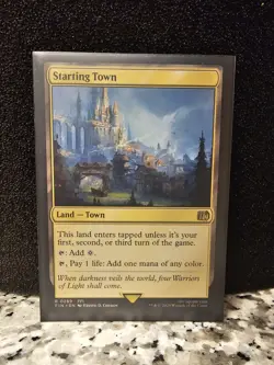 Final Fantasy MTG - Starting Town Rare Non-Foil (Near Mint) - Image 2