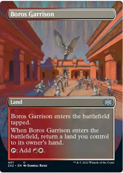1 x Boros Garrison - Borderless - 2X2 - LP - Magic The Gathering - MTG - Image 1