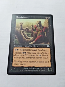 MTG Boneknitter Onslaught 128/350 Regular Uncommon - Bit of Edge Wear - See Pics - Image 2