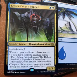 Magic Commander Deck MTG 100 - Venser, Corpse Puppet Dimir Toxic Poison infect - Image 1