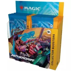 MTG English Aetherdrift Collector Booster Box 12 Packs In Hand - Image 2