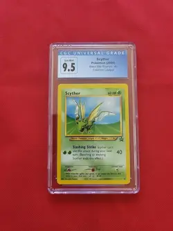 GEM MINT Pokemon: Scyther #45 Black Star Promos League 2000 - CGC 9.5 - B36 - Image 1