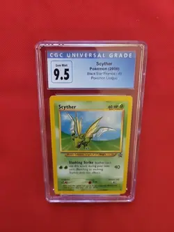 GEM MINT Pokemon: Scyther #45 Black Star Promos League 2000 - CGC 9.5 - B36 - Image 4