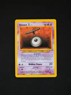 Pokemon TCG Unown T Neo Destiny 88 Common LP - Image 1