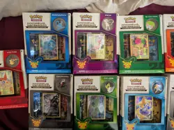 Pokemon 20th Anniversary Mythical Pokemon Collection Pin Box - Image 1