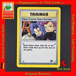 Hier kommt Team Rocket! - Pokemon Karte TCG 15/82 Rare Holo Team Rocket /W6 - Image 1