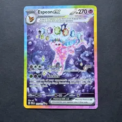 Pokemon TCG SV Prismatic Evolutions Espeon EX Sir 155/131 NM Pack Fresh - Image 1