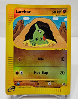 Larvitar 116/165 Reverse Holo Common Expedition Pokemon 7533 - Image 1