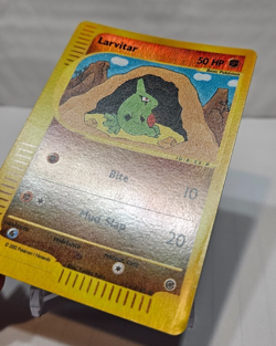 Larvitar 116/165 Reverse Holo Common Expedition Pokemon 7533 - Image 2