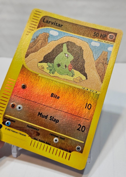 Larvitar 116/165 Reverse Holo Common Expedition Pokemon 7533 - Image 3