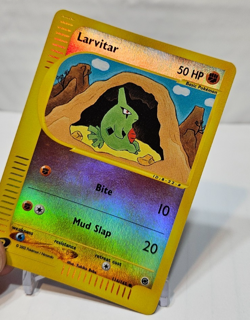 Larvitar 116/165 Reverse Holo Common Expedition Pokemon 7533 - Image 4