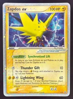 2005 Pokemon Nintendo Black Star Promos Promos #033 Zapdos ex - Image 1