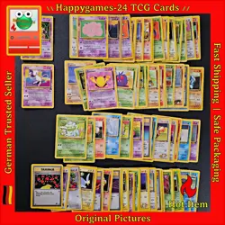WOTC Poor Pokemon Karten Sammlung gemischt div. Set TCG non Holo | Promo /AD1 - Image 1