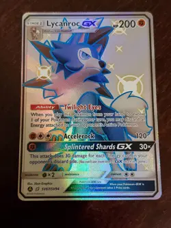 Pokemon Lycanroc GX SV67/SV94 Sun & Moon Hidden Fates Shiny Vault Near Mint - Image 1