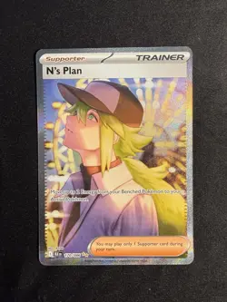 Pokemon TCG N's Plan 170/086 Sir Black Bolt Special Illustration Rare - Image 2