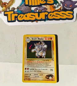 Brock's Rhydon Holo Gym Heroes Pokemon TCG WOTC Mint 2000 2/132 - Image 1