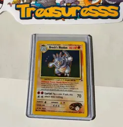 Brock's Rhydon Holo Gym Heroes Pokemon TCG WOTC Mint 2000 2/132 - Image 5
