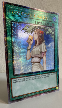 Yugioh! Forbidden Chalice - RA04-EN137 - Quarter Century Secret Rare - NM - Image 3