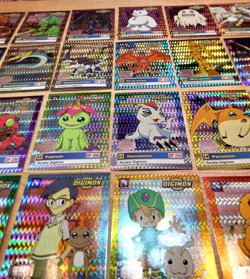 1999 Bandai 1st Edition MINT Digimon Animated Exclusive Series Holo Card Set! - Image 5