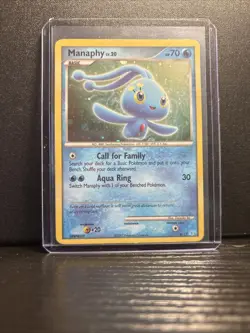 Manaphy 4/12 DP Trainer Kit: Manaphy Holo Pokemon Card Mint - Image 1