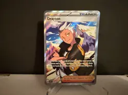 Drayton 232 2024 Pokemon Surging Sparks Full Art Trainer Ultra Rare Card NM+ - Image 1