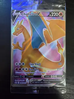 Charizard V SWSH050 SWSH: Sword & Shield Promo Cards Holo Sealed New - Image 1