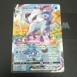 Glaceon VMAX Alternate Art Evolving Skies 209/203 Alt Pokemon Card FA 2021 NM - Image 1