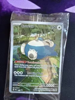 Snorlax SVP EN 051 Black Star Promo Scarlet & Violet Pokemon 151 Card - SEALED - Image 1
