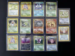 Pokemon TCG 14 Lot Vintage Era Cards: Rare Holos Eng And JP, Condition HP to LP+ - Image 1
