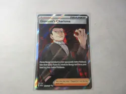 Giovanni's Charisma Full Art 151 Pokemon Card NM - Image 1