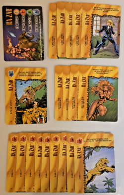 Vintage Marvel Overpower CCG Ka-Zar Hero + 4 Specials 20 Card Lot - Image 1