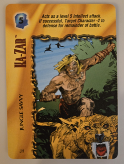 Vintage Marvel Overpower CCG Ka-Zar Hero + 4 Specials 20 Card Lot - Image 4