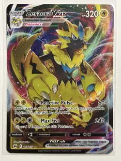 Zeraora VMAX 054/159 - Crown Zenith Ultra Rare Holo Pokemon Card NM - Image 1
