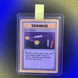 🔥 Item Finder 74/102 🔥 Original Non Holo Rare Base Set Pokemon Card Trainer - Image 1