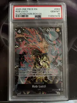 Rob Lucci (Illustration Box EX) OP05-093 One Piece Promotion Cards Foil - Image 1