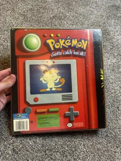 1997 Pokemon pikachu Ash Trading Card Album Vintage 3 Ring Binder vintage - Image 2