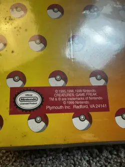 1997 Pokemon pikachu Ash Trading Card Album Vintage 3 Ring Binder vintage - Image 5