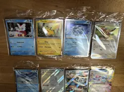 2025 Pokemon Holiday Calendar Promo Card Lot: All 8 Stamped Promos Sealed Packs - Image 3