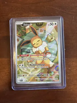 Pokemon TCG Eevee 173 Holo Promo Card Prismatic Evolutions Near/Mint Condition - Image 1
