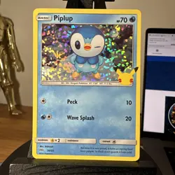 Pokemon TCG Piplup Build-A-Bear Workshop Promo 32/156 Promo - Image 1