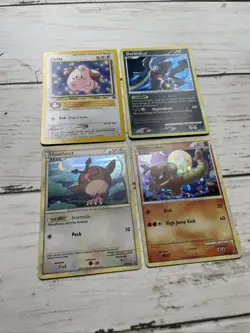 Pokemon Black Star Promo Lot Cleffa Darkrai Hoothoot Hitmonlee HGSS DP *LP - Image 2