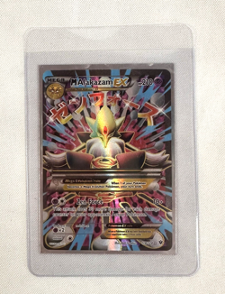 2016 Pokemon XY Fates Collide Mega Alakazam 118/124 Full Art OFF CENTER - Image 3