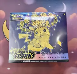 Pokemon Center Elite Trainer Box ETB Surging Sparks TCG Sealed New - Image 1