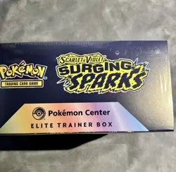 Pokemon Center Elite Trainer Box ETB Surging Sparks TCG Sealed New - Image 3
