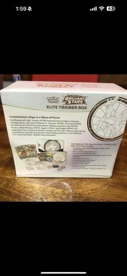 Pokemon Sword & Shield Brilliant Stars Elite Trainer Box ETB - Sealed - English - Image 2