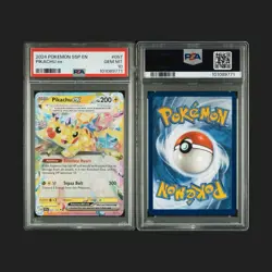 2024 POKEMON SSP EN-SURGING SPARKS #057 PIKACHU EX PSA 10 - Image 1