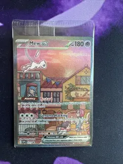 Mew ex SVP 053 Pokemon TCG Scarlet Violet 151 Black Star Promo Full Art SEALED - Image 1