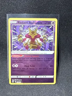Radiant Alakazam #059/195 Pokemon SWSH12: Silver Tempest - Image 1